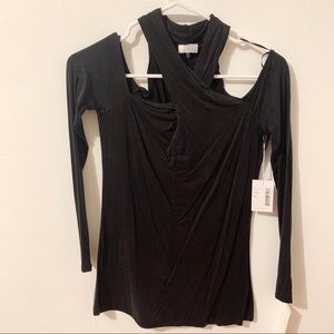 Ecru Open Shoulder Top